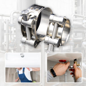 🔧⚙️ Stainless Steel T-Bolt Clamps! 30 Second Seal No Leak. Lifetime Rust Resistant💪