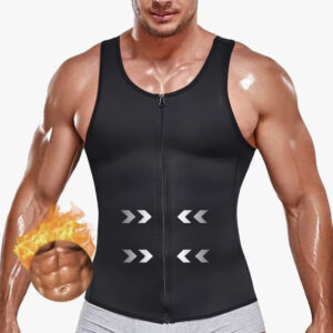 Men's Zipper Waist Trainer Trimmer Vest