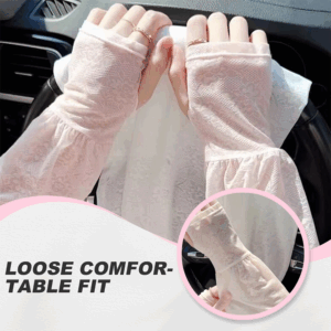 🌞❄️ Ice Lace Sun Sleeve! UPF50+ Cooling 5℃. Stylish Sun Protection for Arms 💃