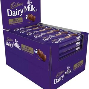 Cadbury Fair-trade Dairy Milk Chocolate Bar, 48 x 50 Grams - limited time promotion