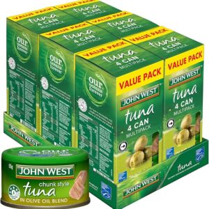 John West Olive Oil Blend Tuna Tempters, Multicolour, 24 x 95 g - Limited-time promotion on near-expiry products